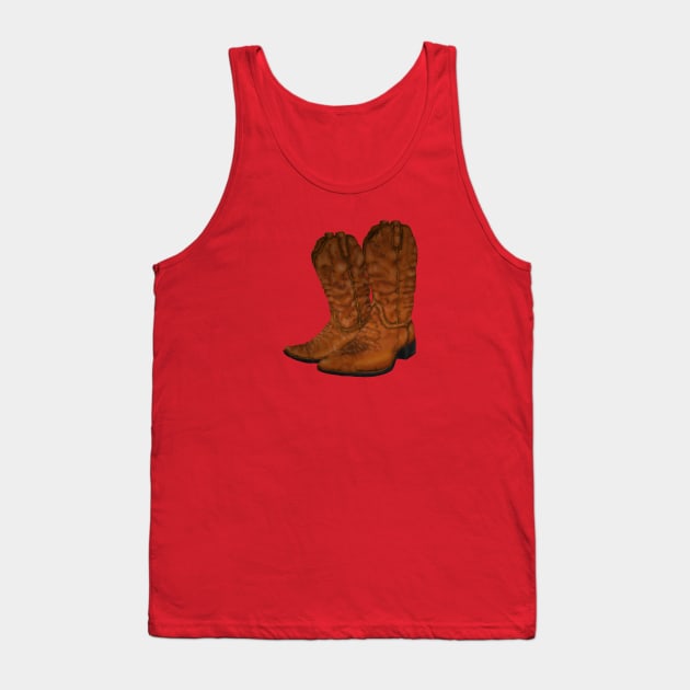 Vintage cowboy boots Tank Top by rlnielsen4